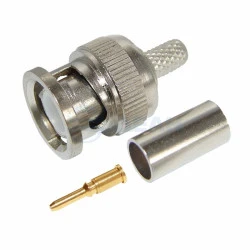 Разъем BNC штекер RG-59 обжим (05-3002)  (REXANT)