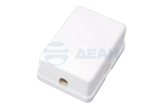 Розетка телефонная внешняя, 1 порт UTP RJ-14 (6P4C), CAT 3 (03-0001)  (REXANT)