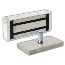 Замок электромагнитный М1-500 (серый) с уголком (ОЛЕВС)