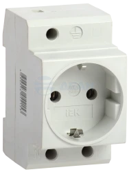 Розетка с заземляющим контактом MRD10-16  (IEK)