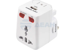 Адаптер сетевой «Путешественник» с USB (11-1051) (REXANT)