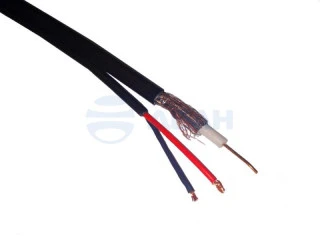 Кабель комбинированный RG59 B/U+2x0.75 мм2 75 Ом, Outdoor,200м(04-520)  (ЭЛЕТЭК)