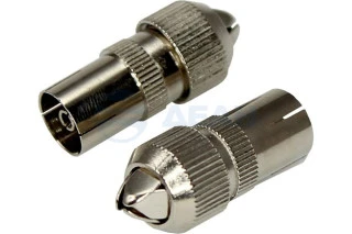 TV-разъем гнездо без пайки Орех (05-2032)  (REXANT)