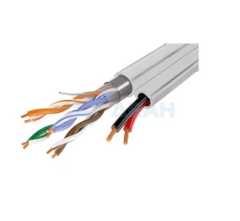 Кабель «витая пара» UTP 5E 4x2x0.5 + 2x0.75,  200м (05-010)  (ЭЛЕТЭК)