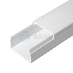 Кабель-канал бел.2зам.в г/к 60х40 (40м)(PR.056040)  (Промрукав)