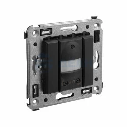 Датчик движения в стену, "Avanti", "Черный матовый" (4412143) DKC