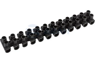 Клеммная колодка винтовая KВ-16 (6-16 мм²), ток 30 A, полипропилен черный (ЗВИ) (07-5016-2)  (REXANT)