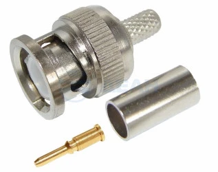 Разъем BNC штекер RG-58 обжим (05-3001)  (REXANT)