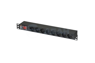 Блок электрических розеток TLK-RSC08-MTF-01-BK (TLK)