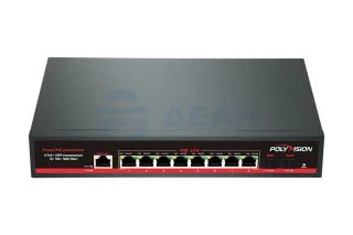 Коммутатор управляемый с PoE PND-M8GP-2F (120W) (Polyvision)