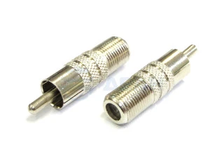 Переход штекер RCA - гнездо F (F20) (ЭЛЕТЭК)